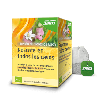 Infusion de flores de Bach  Rescate en todos los casos Salus