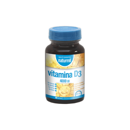 Vitamina D3 4000 U.I 60caps Naturmil