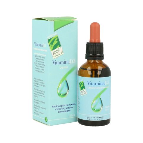 Vitamina D3 liquida 50ml  Cien por Cien Natural